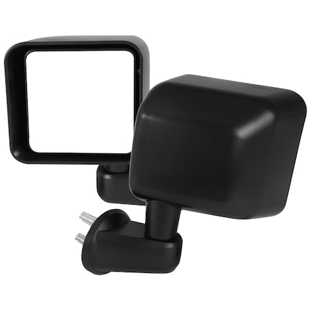 Spec-D Tuning 07-17 Jeep Wrangler Towing Mirrors- Manual RMV-WRG07M-FS
